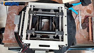 how did the reaying brand electric rotary of fiber laser cutting machine work