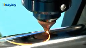 reaying 1000w fiber laser cutting machine with rotary work on round tube