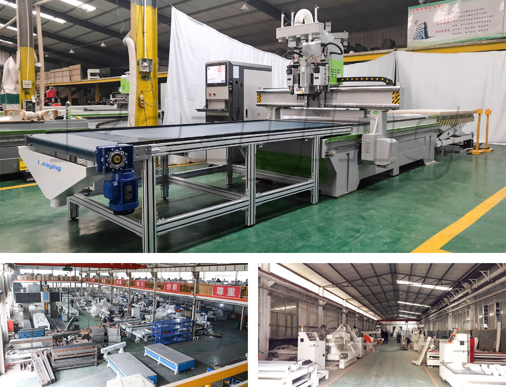 workshop of cnc router