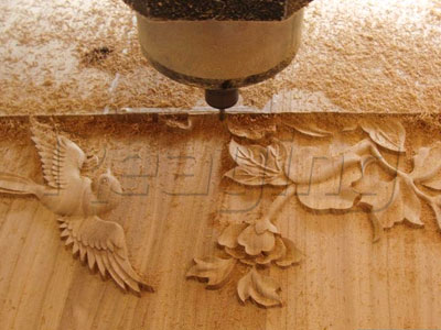cnc woodworking router engraving cutting machine sample