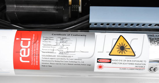 co2 mix laser cutting machine detail