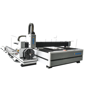metal sheet and square tube round pipe fiber laser cutting machine