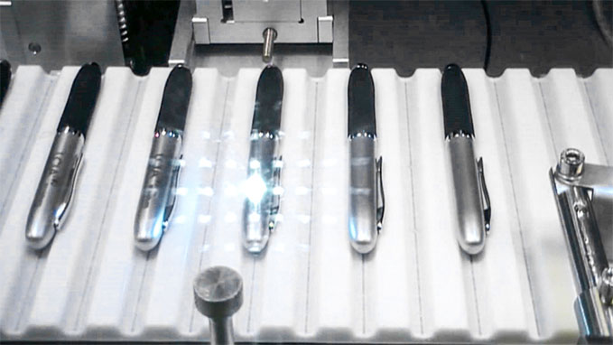 Laser Marking Patterns on Pens fiber laser marking patterns on pens