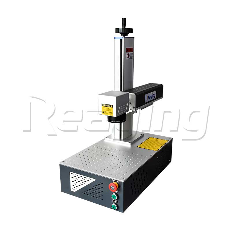automatic mini portable fiber laser marking machine f20c
