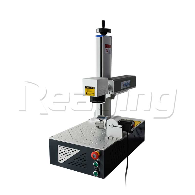 automatic mini portable fiber laser marking machine f20c