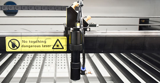 co2 laser engraving cutting machine detail