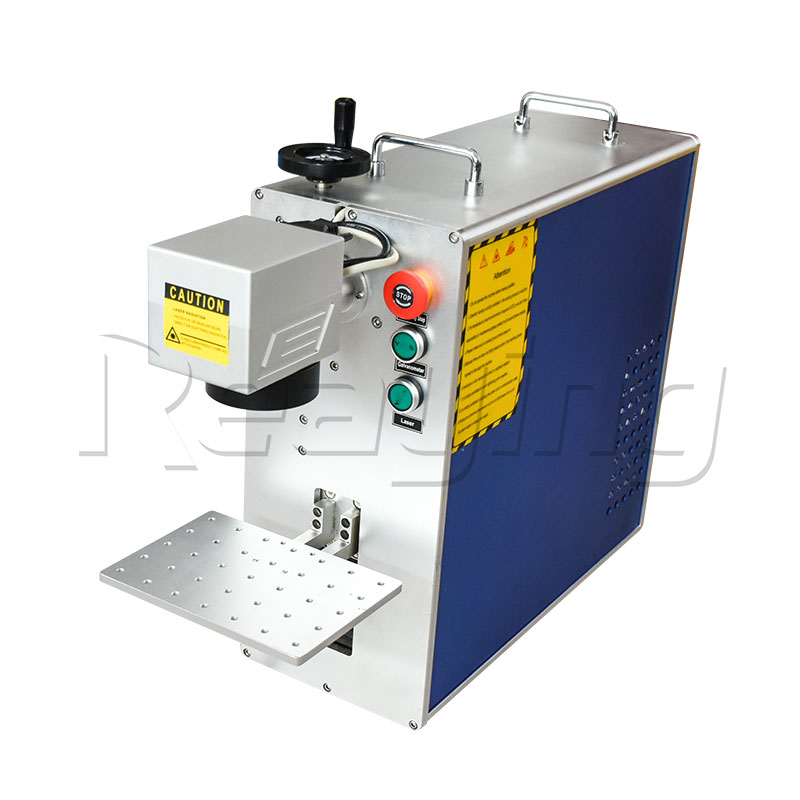 20w Fiber Laser Marking Machine Portable Laser Focus Metal&non-metal  110x110 Mm