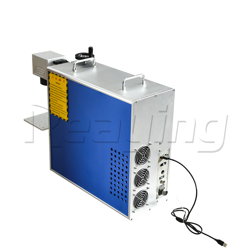 20w Fiber Laser Marking Machine Portable Laser Focus Metal&non-metal  110x110 Mm