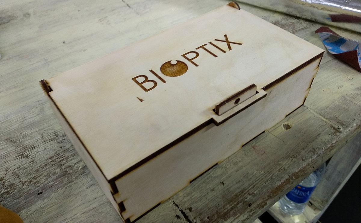 laser cut plywood customized box