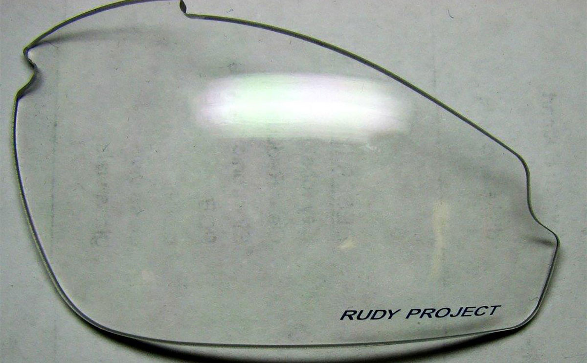laser marking on eyewear lens