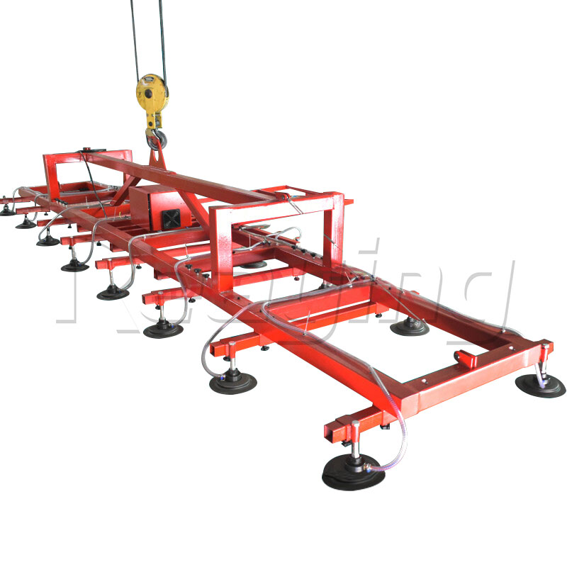 column cantilever vacuum suction crane for laser cutting machine loading
